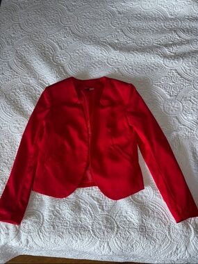 h&M Red Women's Blazer Jacket